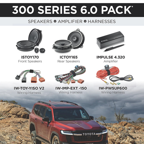 Focal Amplifier & Speakers To Suit LandCruiser 300 Series 6.0 Pack