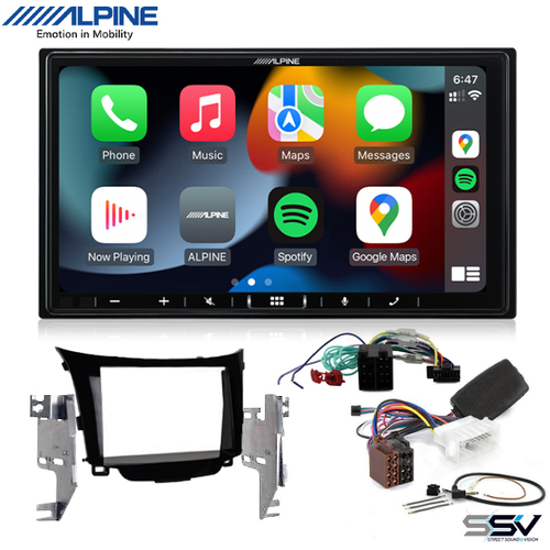 Head Unit Upgrade Package with Alpine iLX-407A To Suit Hyundai i30 2012-2017 GD01 & GD02