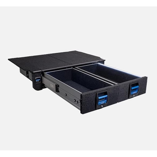 MSA 4x4 41007 To Suit Patrol Y62 Double Storage Drawer System