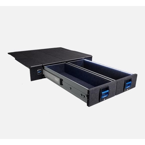 MSA 4x4 41016 To Suit Navara D23 Double Storage Drawer System