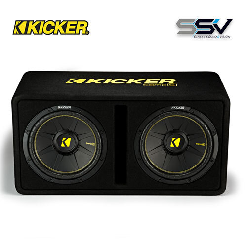 KICKER 44DCWC122 Dual 12″ Ported Enclosure 600 Watts RMS 2 Ohm