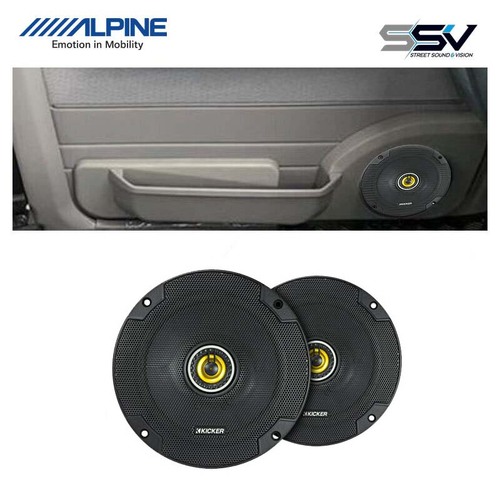 Front Door pods with Kicker 46CSC654 Speakers to suit Landcruiser 
