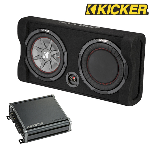 Kicker 10" Subwoofer & Mono Amplifier Car Audio Package