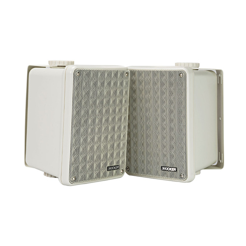 Kicker 46KB6G – Indoor/Outdoor speakers 8 ohm 75 Watts RMS GRAY