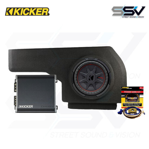 Kicker 10" Sub in box with monoblock amplifier to suit VE - VF commodore sportswagon
