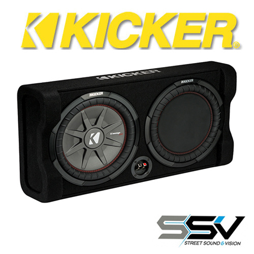 Kicker 12″ Sealed Thin Enclosure 500 Watts RMS 2 Ohm 48TRTP122 