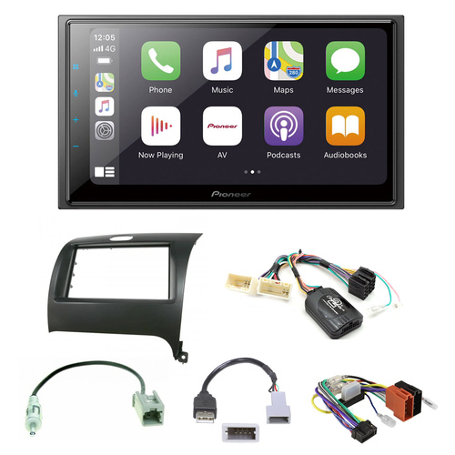 Pioneer DMH-Z6350BT Head unit pack to suit Kia Cerato YD 2013–2018 (Compatible with factory non- Amplified System only)