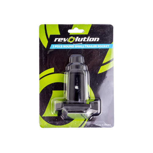Revolution 7 Pin Small Round Trailer Socket Connector