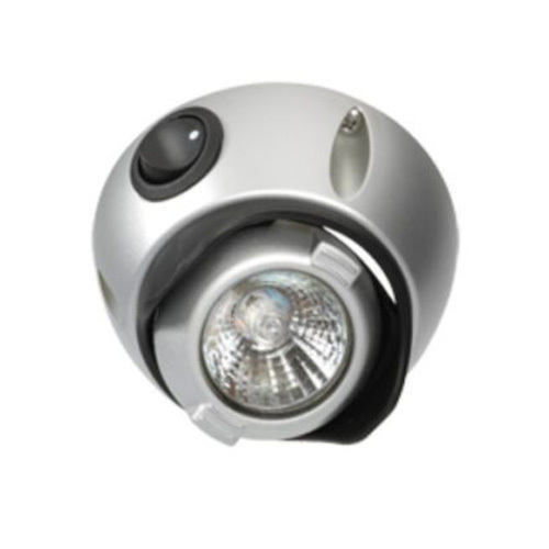 Narva 87650BL 12V 10W Halogen White Interior Swivel Light With Switch (Blister Pack Of 1)