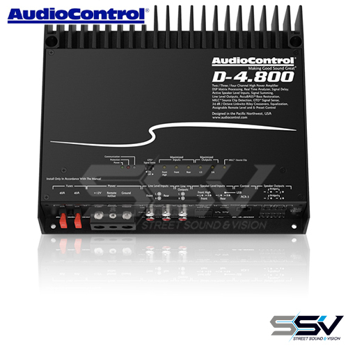 AudioControl D Series DSP 4 Channel Amplifier