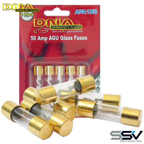 DNA AFA150 AGU Gold Fuse 50 Amp - 5 Pack