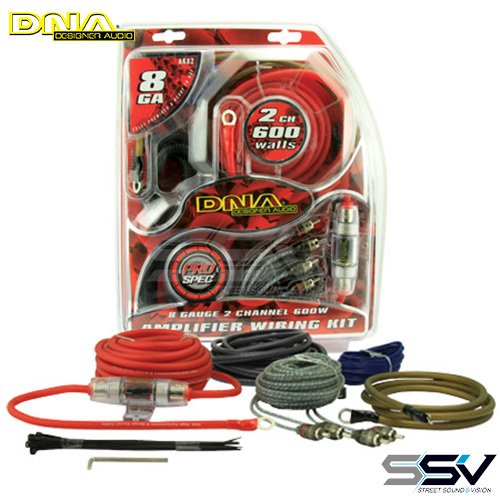 DNA AK82 8 Gauge 2 Channel Amplifier Kit
