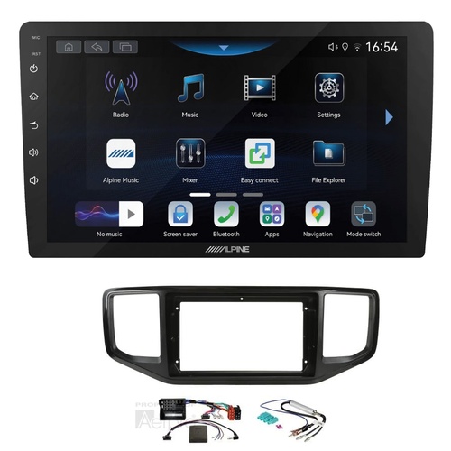 Alpine INE-AW409S 9" Wireless Apple CarPlay and Wireless Android Auto Head Unit with Aerpro AKVW8 9 Inch install kit to suit Volkswagen amarok 2016-20