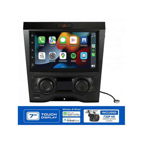 Aerpro AM9450BK 7" Multimedia receiver to suit Holden ve series 1 dual zone 2006-2011