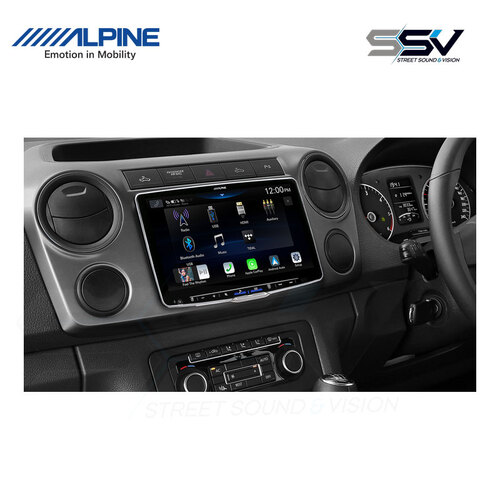 Alpine iLX-F511A  to suit VW Amarok Halo9 9” High-Res Audio Receiver with Wireless Apple CarPlay / Wireless Android Auto