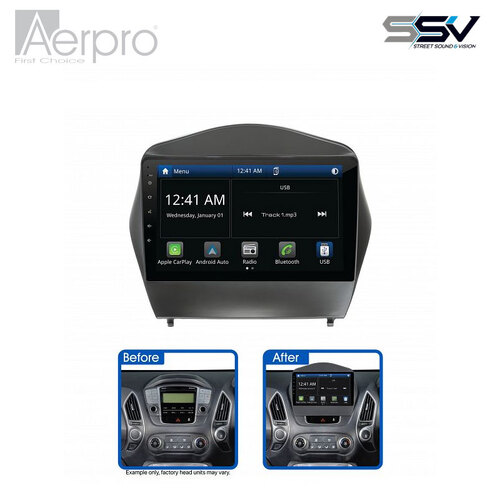 Aerpro AMHY21 9" Multimedia receiver to suit Hyundai ix35 series 2 2013-2015