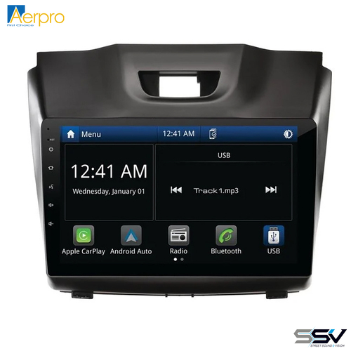 Aerpro AMIZ1B 9" Wireless Apple CarPlay Android Auto Head Unit To Suit Holden Colorado INC 7 2012-2014, Isuzu D-Max 2012-2020 & Isuzu M-UX 2013-2017