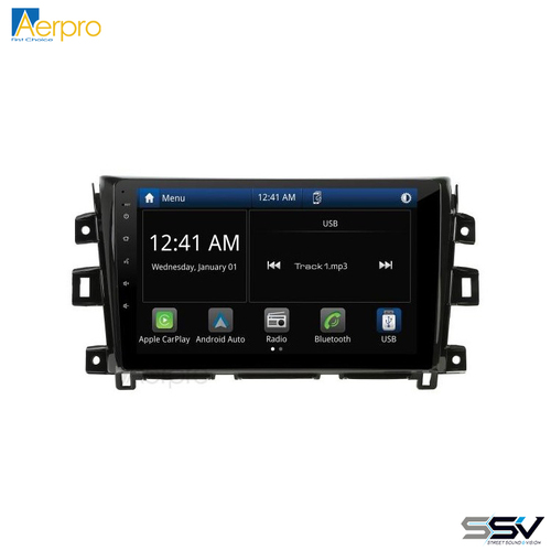 Aerpro AMNI13 10" Multimedia Receiver To Suit Nissan Navara 2015-2019 Factory Navigation Models