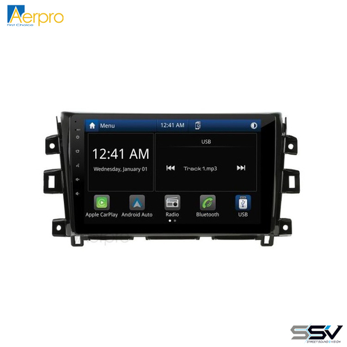 Aerpro AMNI14 10" Multimedia Receiver To Suit Nissan Navara 2019-2023 Factory Navigation and 360 Camera Models