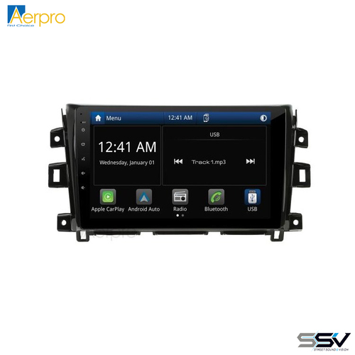 Aerpro AMNI15 10" Multimedia Receiver To Suit Nissan Navara 2019-2023 360 Camera Models without Factory Navigation