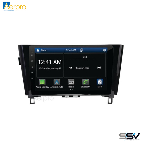 Aerpro AMNI5 10" Multimedia Receiver To Suit Nissan Qashqai 2014-2019 and X-Trail 2014-2020 Factory Navigation and 360 Camera Models Non-Amplified