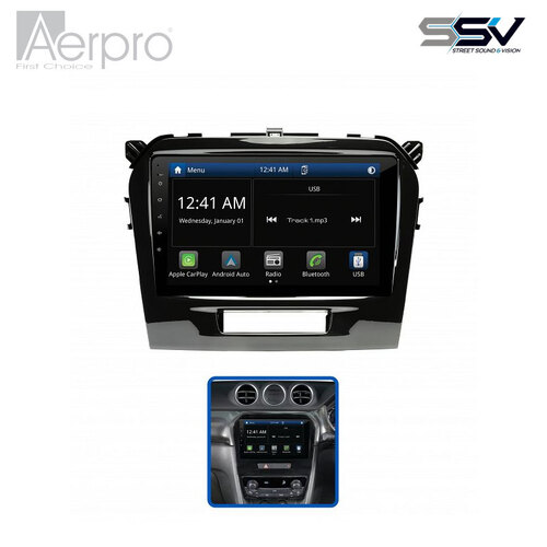 Aerpro AMSZ5 9" Multimedia receiver to suit Suzuki vitara 2015-on