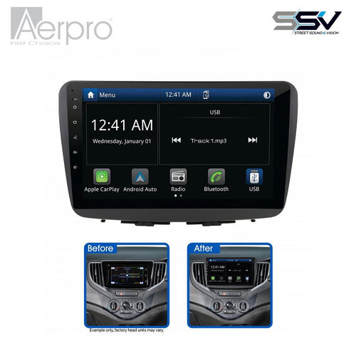 Aerpro AMSZ8 9" Multimedia receiver to suit Suzuki baleno 2016-2022