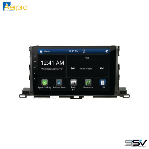 Aerpro AMTO37 10" Multimedia Receiver To Suit Toyota Kluger 2014-2019