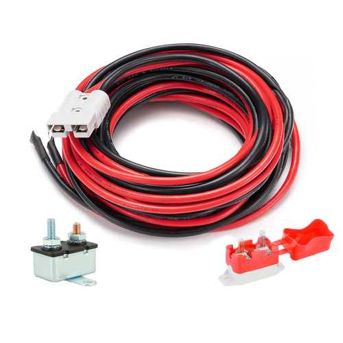 DC-DC 50A Wiring Kit 12V 7M red 1M Black Anderson Style Plug Battery Cable Quick Connect