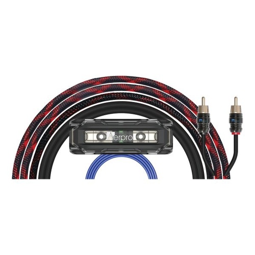 Aerpro AOFC28: 2CH / 8AWG OFC AMP INSTALL KIT MAXCOR