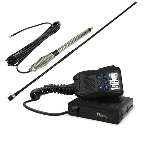 Aerpro AP477HPK 5w Hideaway Uhf Cb Radio & Antenna Pack