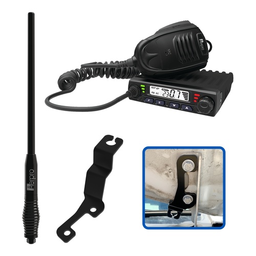Aerpro APHOCBE1 Compact 5w Uhf Cb Kit To Suit Holden Colorado 2017-2020