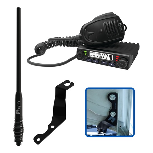 Aerpro APIZCBE1 Compact 5w Uhf Cb Kit To Suit Isuzu D-max 2012-2020 & Mu-x 2013-2021
