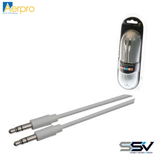 Aerpro APL60WS 1.5m 3.5mm to 3.5mm stereo lead white
