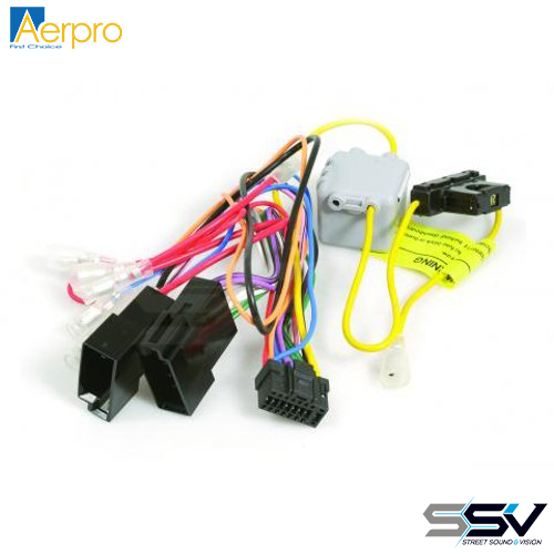 AERPRO APP8ALPH App8 secondary iso harness to suit alpine headunits 16 square pin connector