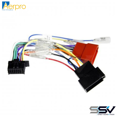 Aerpro APP8KE5 App8 secondary iso harness to suit kenwood headunits 16 pin connector