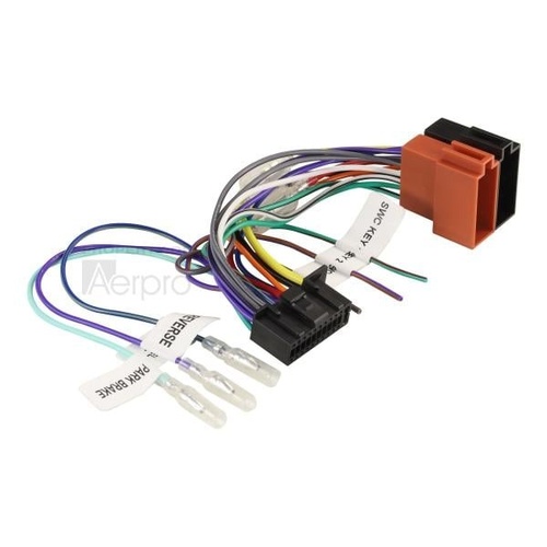 Aerpro APP8KE8 App8 secondary iso harness to suit kenwood & jvc 2024- av headunits 22 pin connector