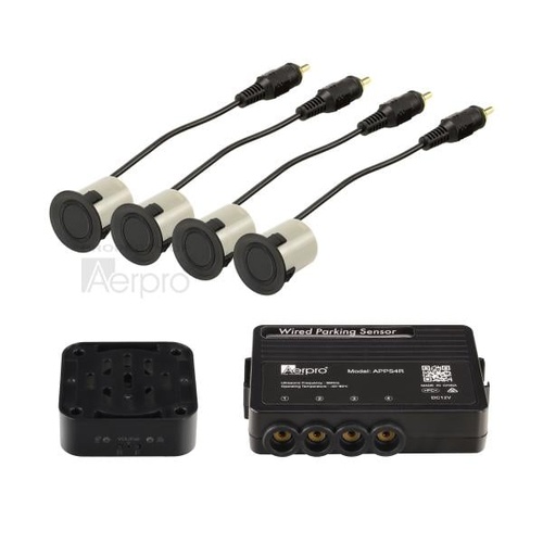 Aerpro APPS4R Wired rear parking sensor kit with beeper