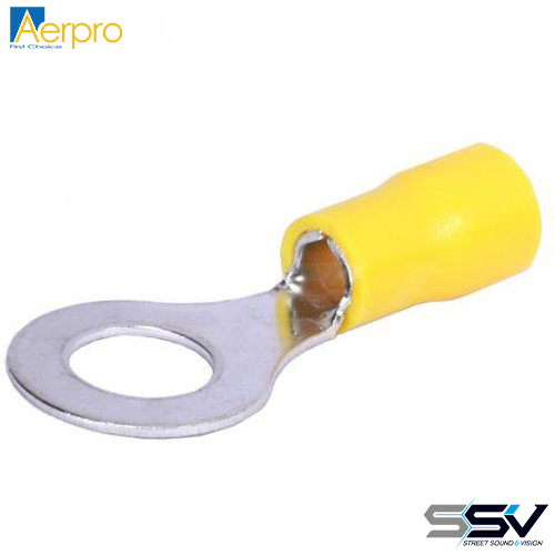 Aerpro APR8Y 8.4Mm o ring terminal yellow - 100pcs