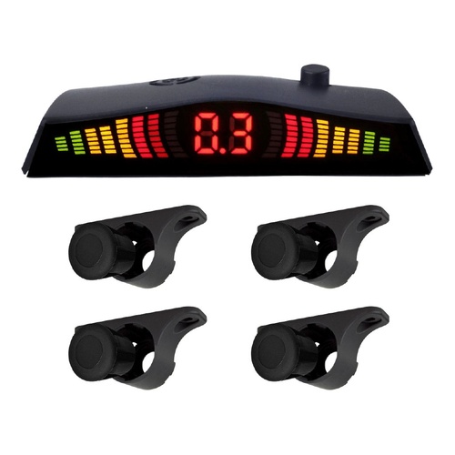 Autobacs APS401TD 12/24V 4 Sensor Truck Parking Sensor System with Display