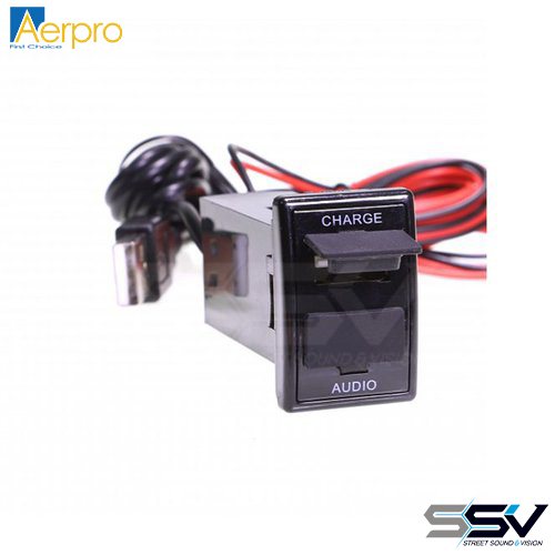 Aerpro APUSBFM2 Dual USB charge / sync to suit Ford ranger and Mazda bt50