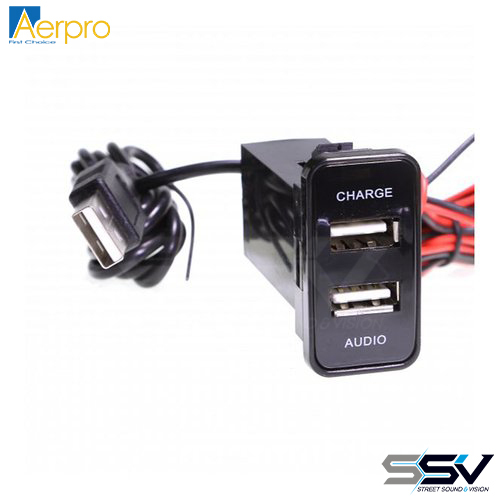 Aerpro APUSBSZ2 Dual USB charge / sync to suit various Suzuki vehicles