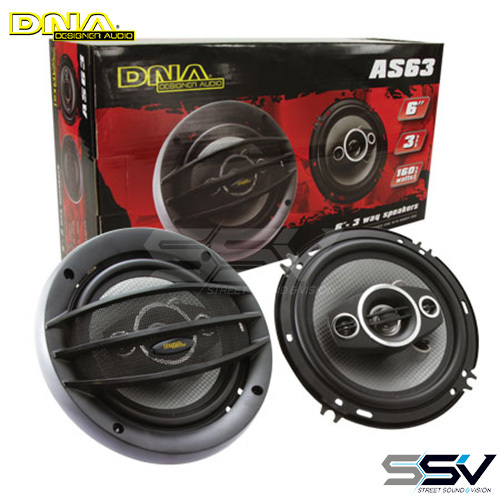 DNA AS63 6in 3 Way Speakers 1 Pair