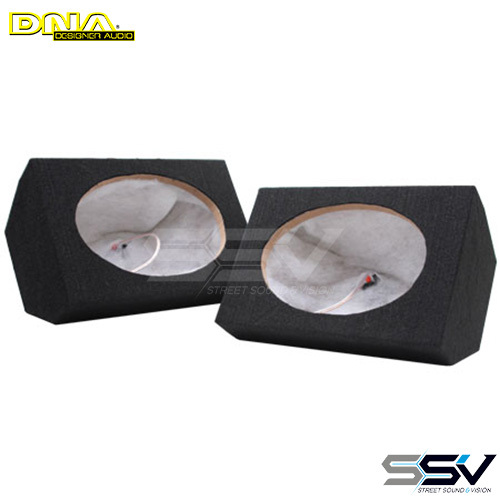 DNA ASC691B 6x9in MDF Speaker Box Black - 1 Pair