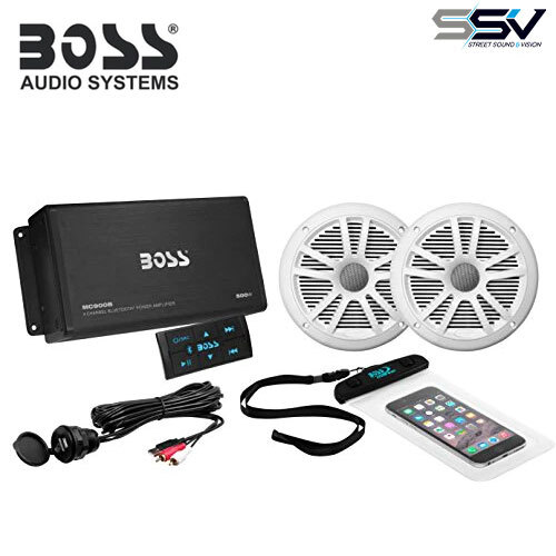 BOSS ASK902B.6 500W High Output 4 Channel Marine Pack