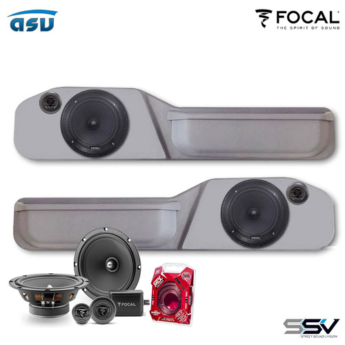 ASV 6.5" Front Door Panel with Focal Speaker to Suit 79 Series Dual Cab Toyota Landcruiser