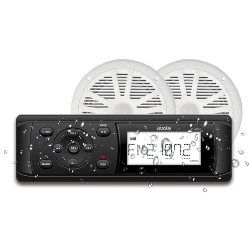 Axis AT1912KIT AXIS MARINE RECEIVER + 6.5 INCH SPEAKER PACK