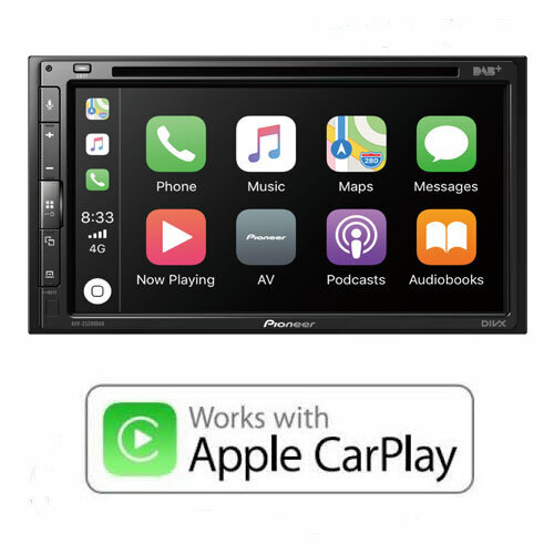 Pioneer AVH-Z5250BT CD Receiver Apple CarPlay Android Auto