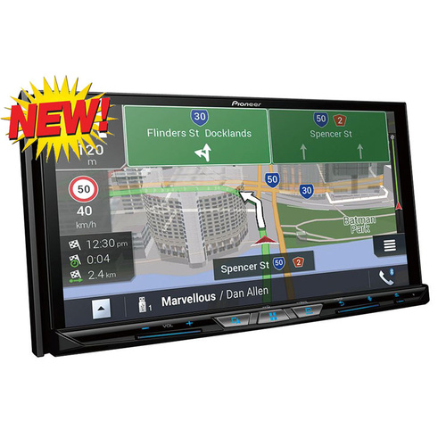 Pioneer AVIC-Z930DAB 7” Touch-screen with built-in GPS Navigation, Apple CarPlay Android Auto