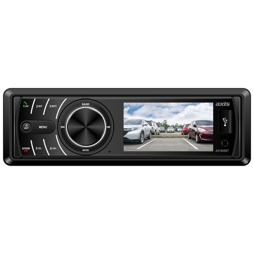 Axis AX1805BT 12/24V 3 Inch LCD Bluetooth Media Receiver